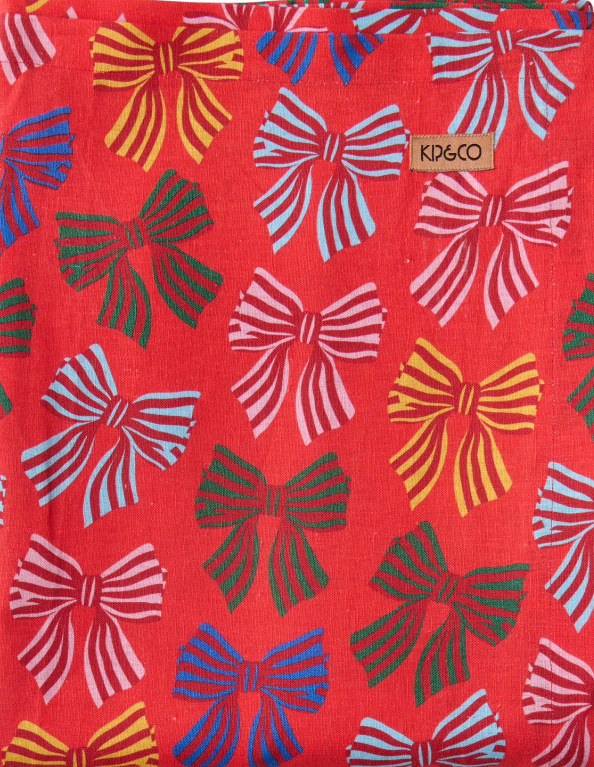 Festive Bow Tablecloth Standard