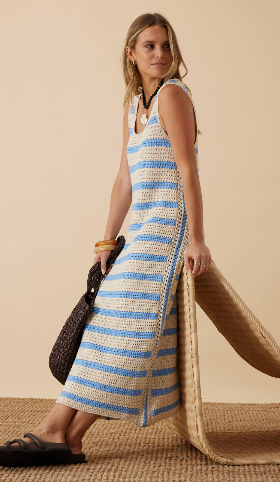 Ceres Life Talulah Knit Midi Dress