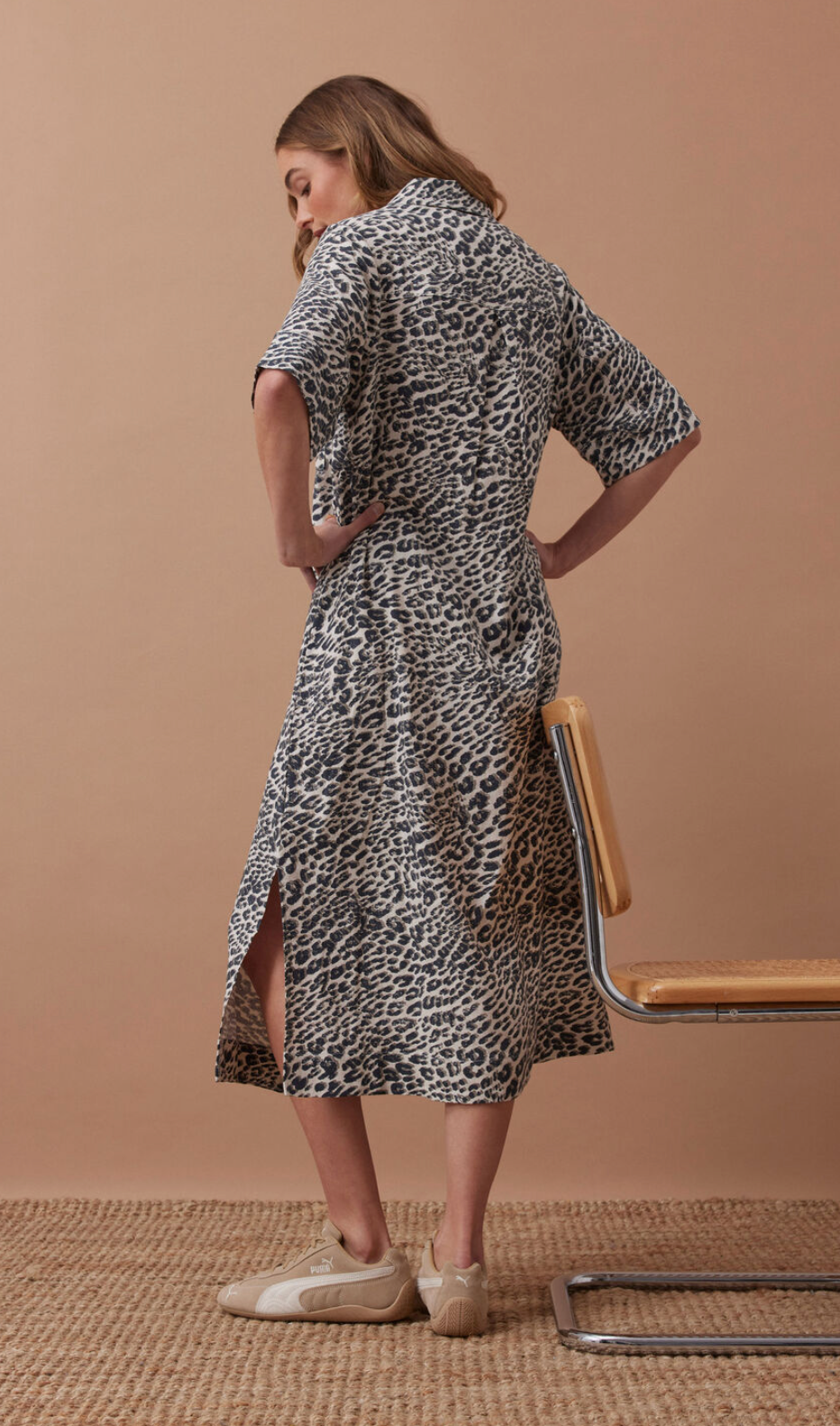 Ceres Life Ava Short Sleeve Midi Dress