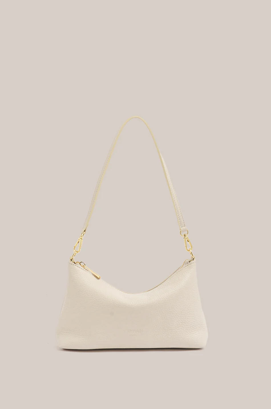 Vestirsi Ashley Ivory Leather Crossbody Bag