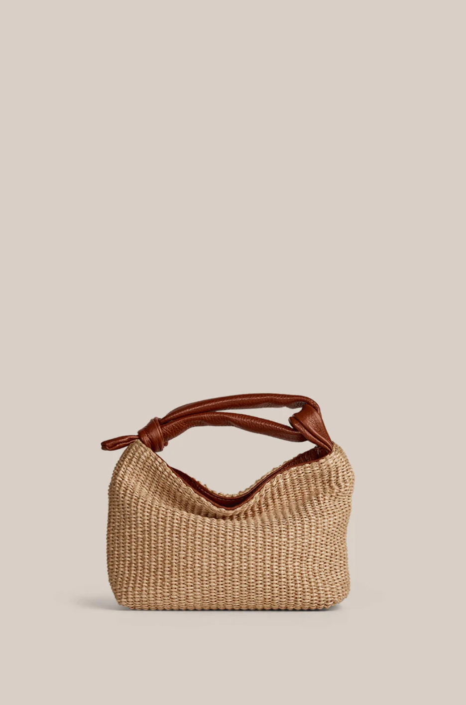 Vestirsi Jess Mini Tan Raffia Pouch
