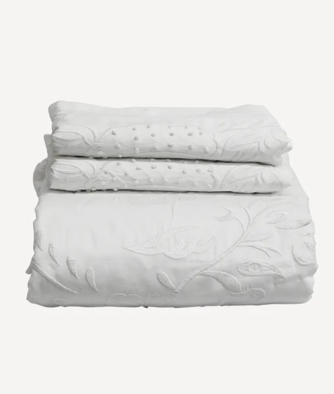 Embelli Queen Embroidered Duvet Cover