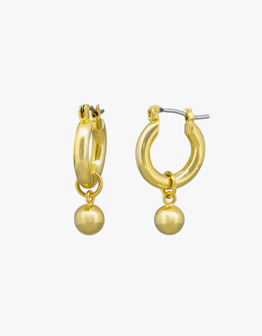Jolie & Deen Nat Hoops Gold