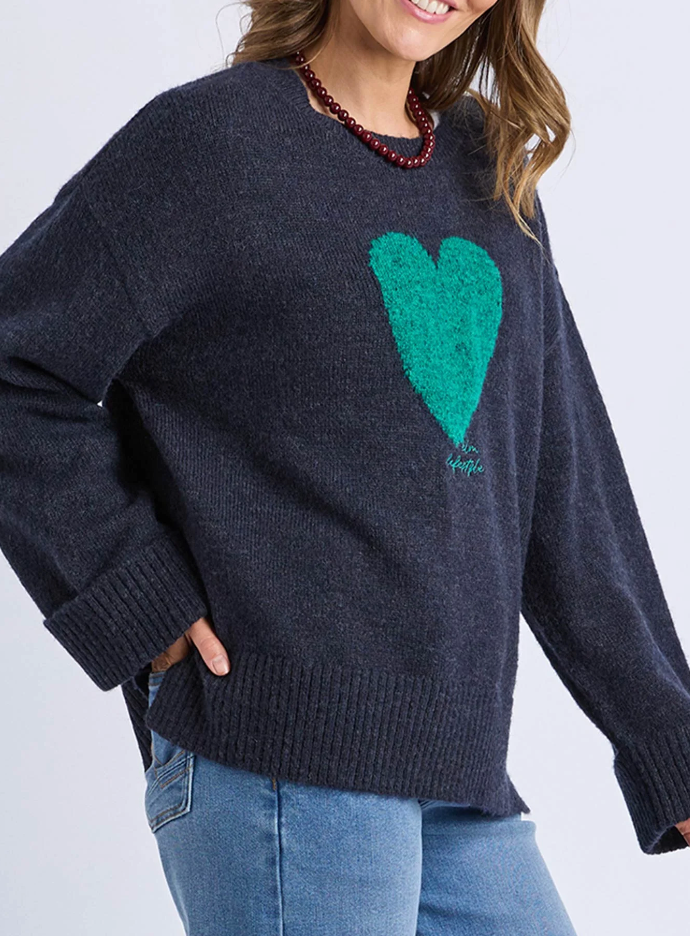 Elm Lifestyle Intersia Heart Knit