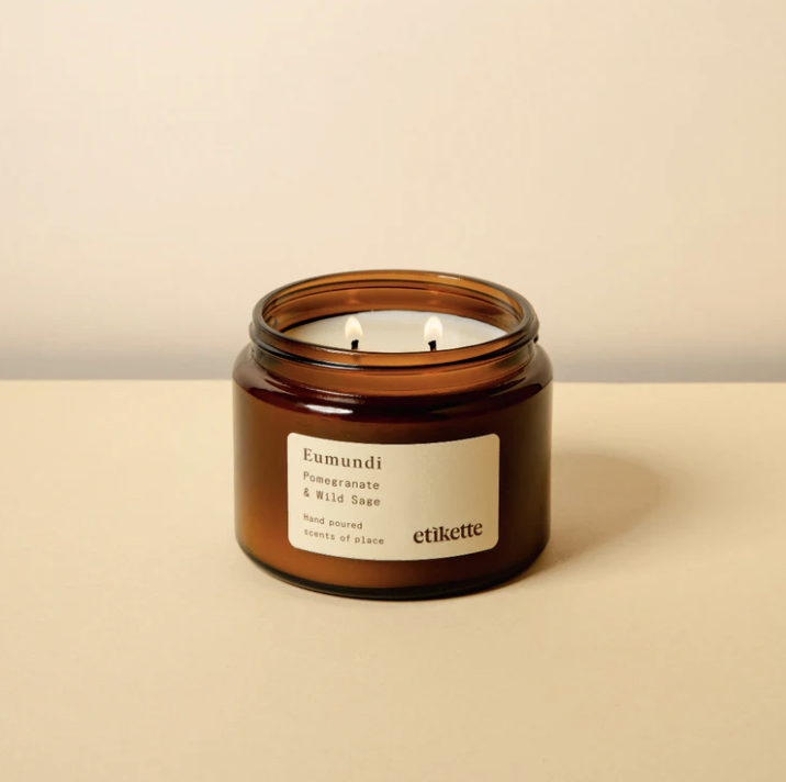 Etikette Soy Candle Eumundi