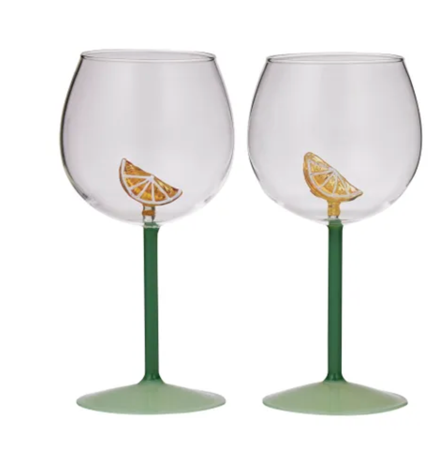 Lemon S/2 Gin Balloon Glasses