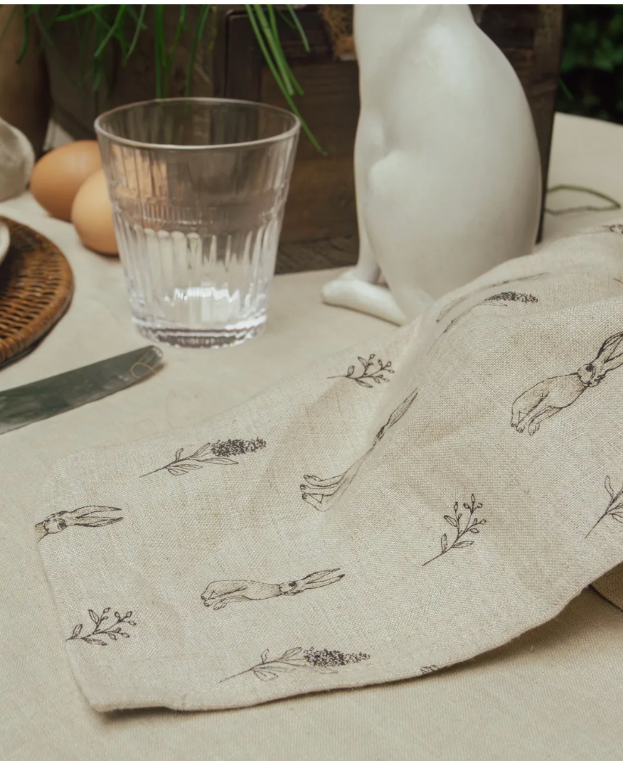 Harold Petite Linen Tea Towel