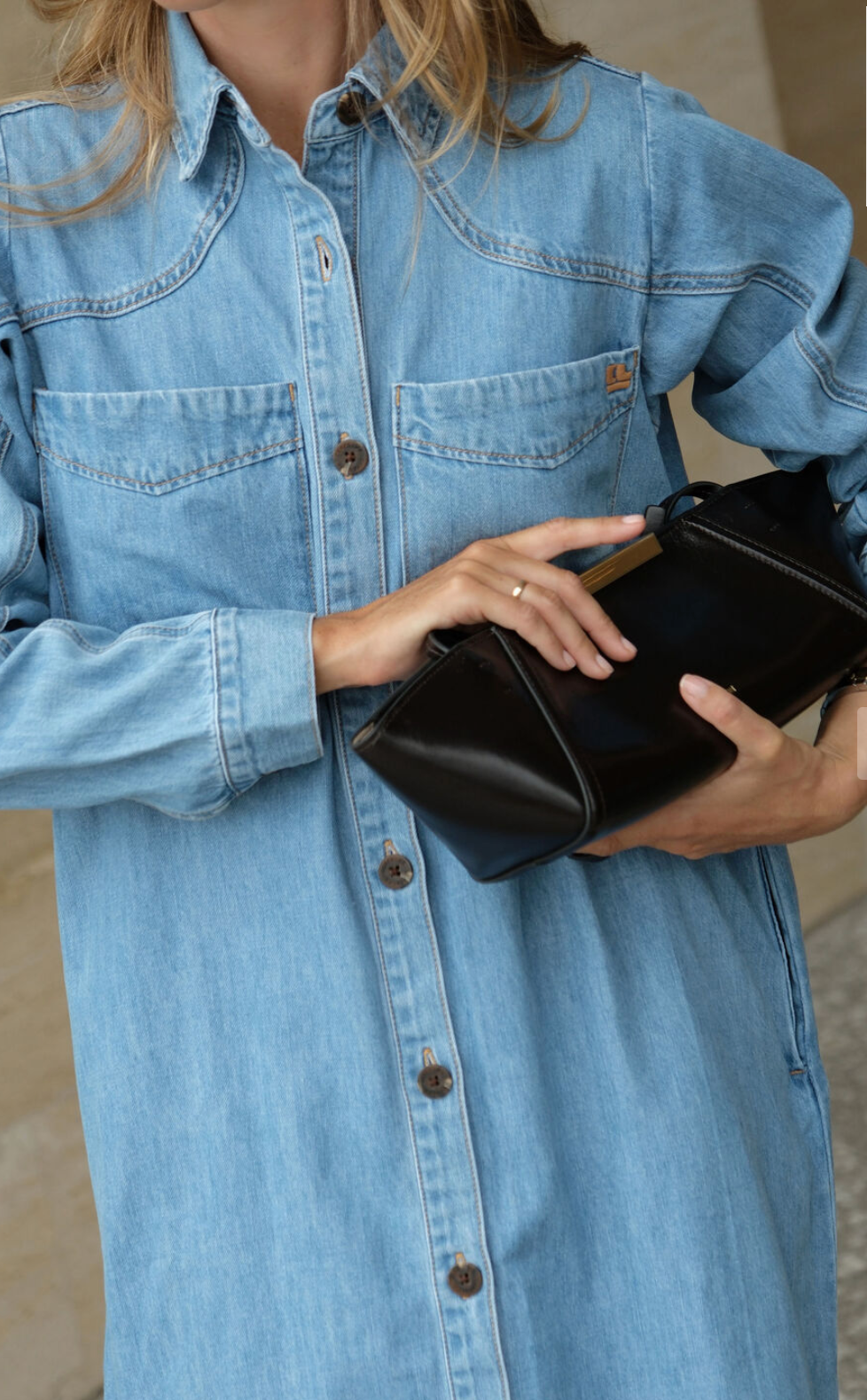 Ceres Life Rae Long Sleeve Midi Dress