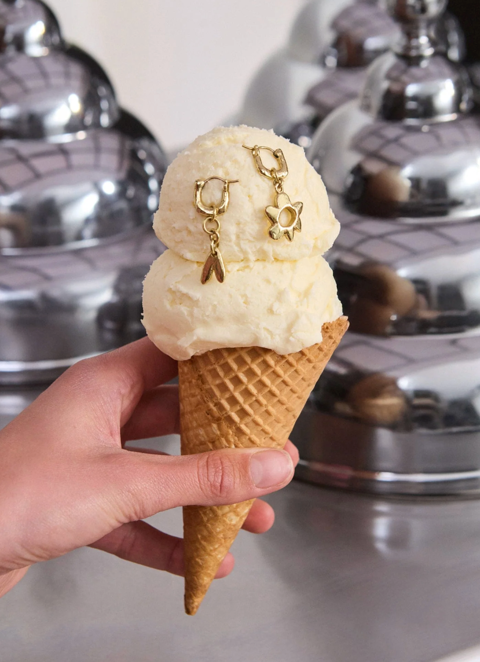 Alemais Calypso Flower & Heart Earrings