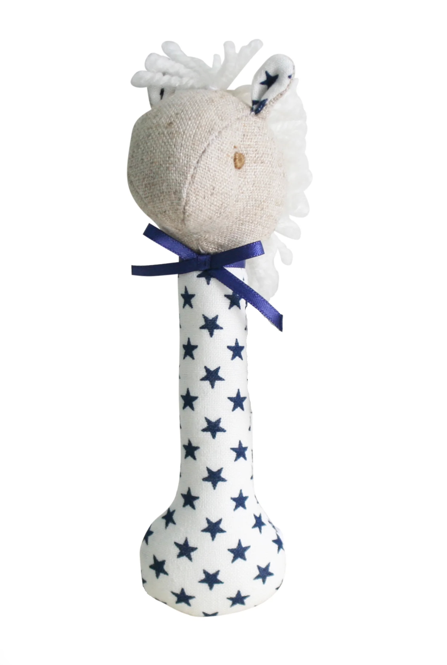 Alimrose Horse Stick Rattle Navy Star