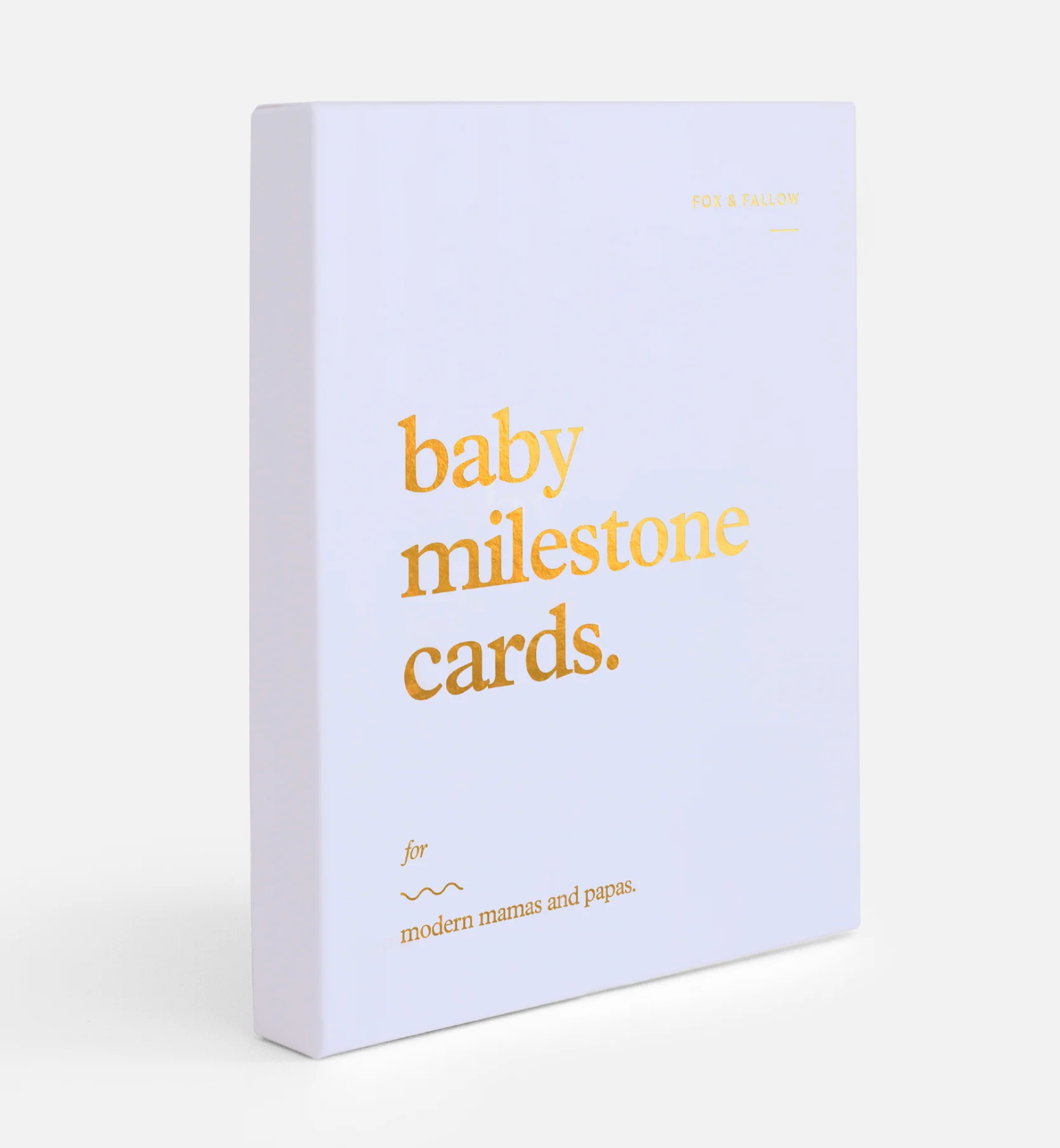 Fox & Fallow Baby Milestone Cards Powder Blue