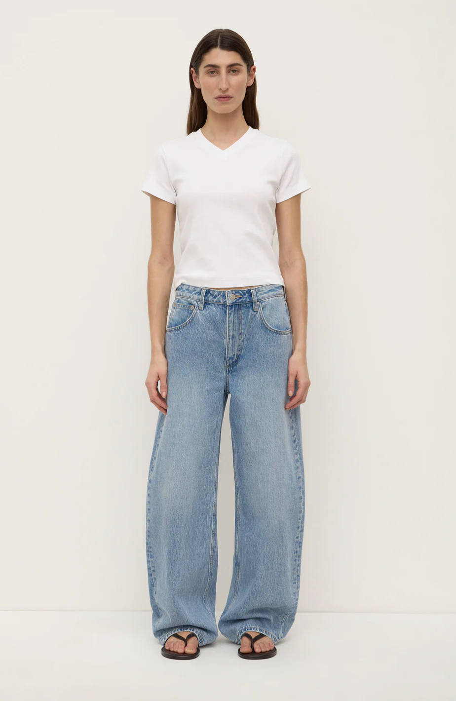 Assembly Label Low Curve Mid Rise Jean