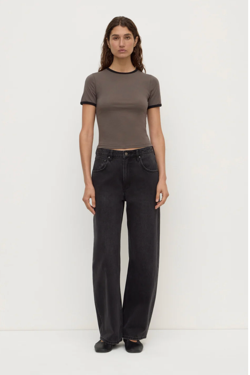 Assembly Label Kourt Contrast Bind Tee