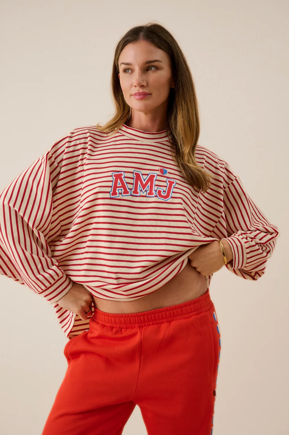 Araminta James AMJ Waffle L/S Tee