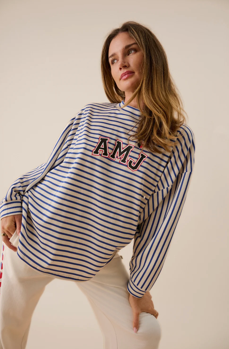 Araminta James AMJ Waffle L/S Tee