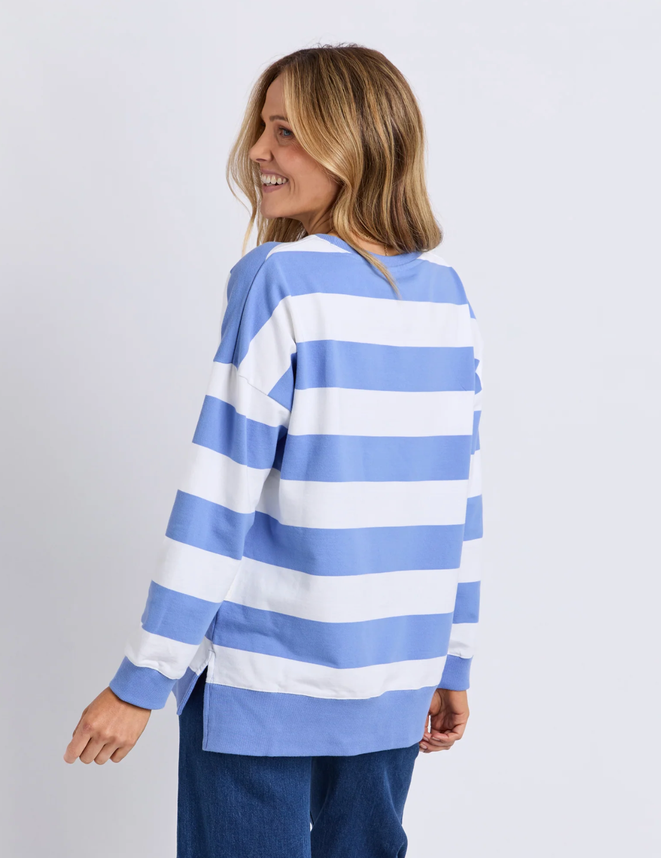 Elm Lifestyle Billie Block Stripe Crew