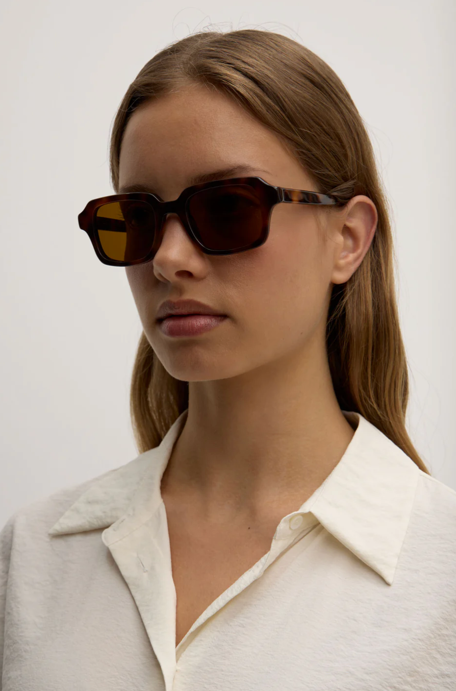 Assembly Label Retro Square Frame Sunglasses