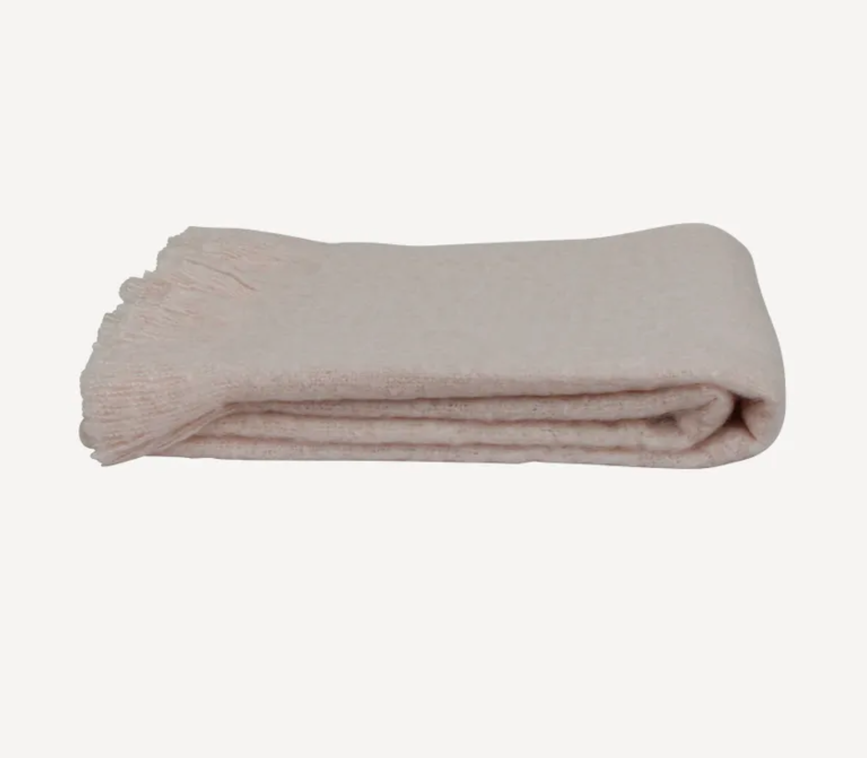 Tassel Throw Pink
