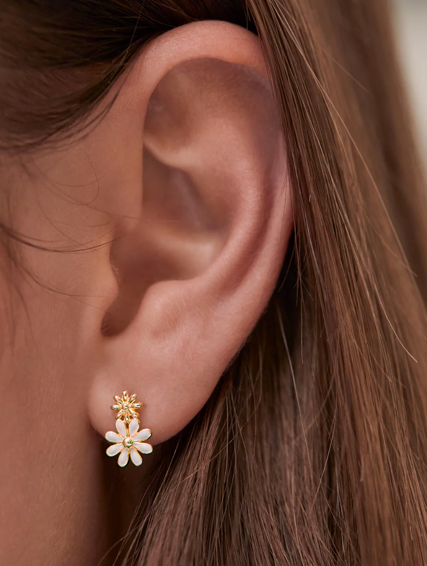 Estella Bartlett Double Flower Studs