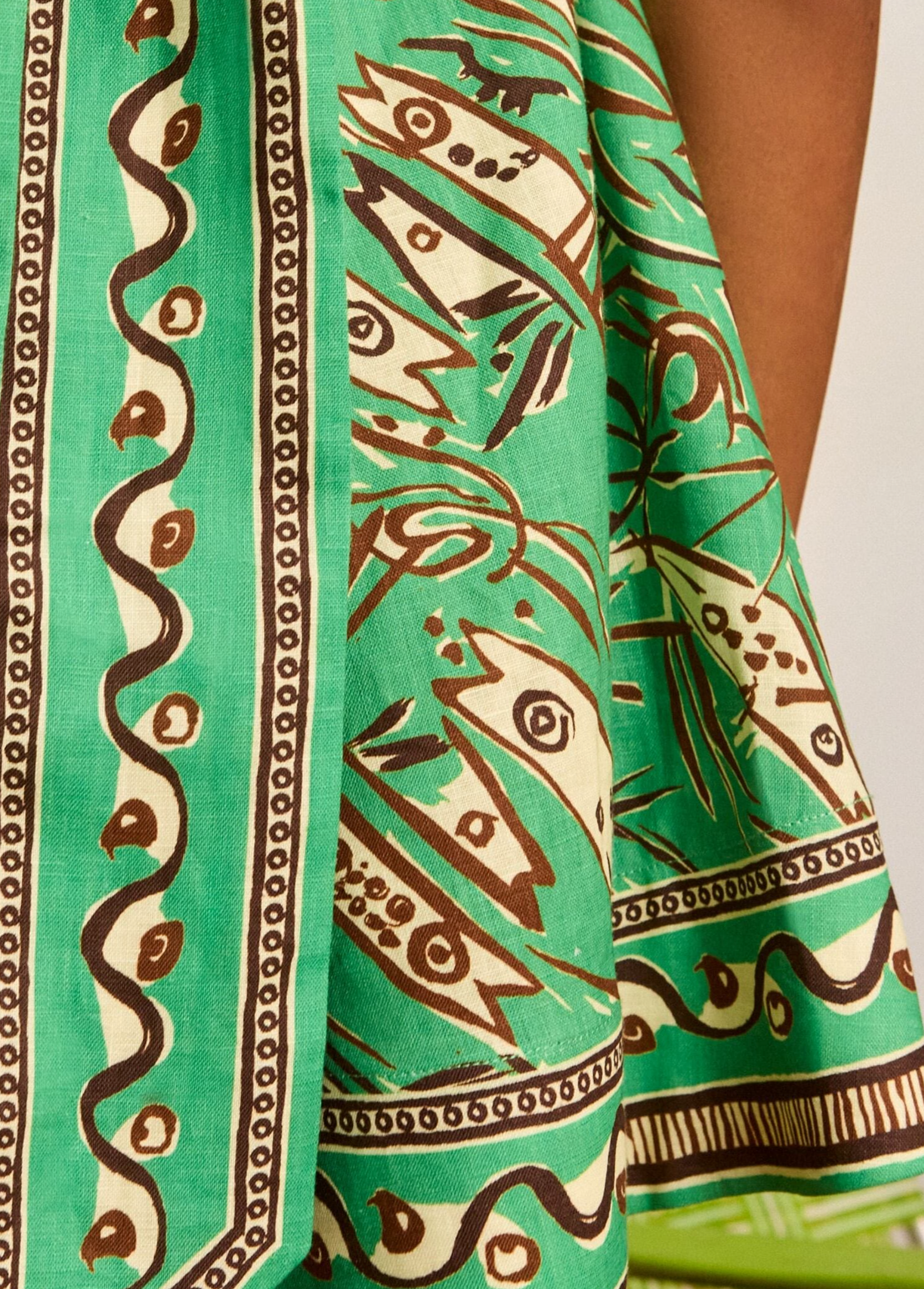 Alemais Fish Sticks Mini Dress