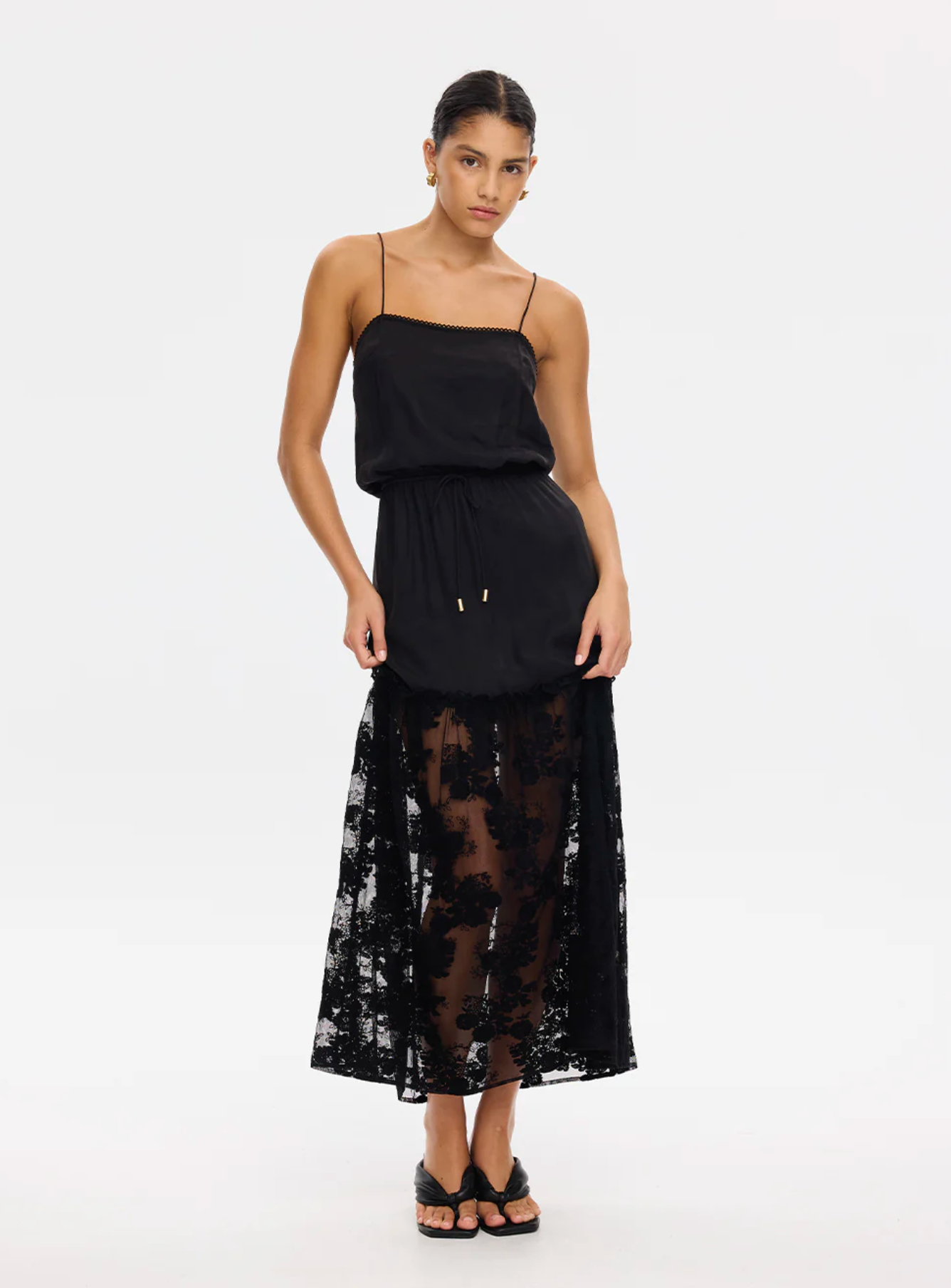 Kivari Blair Lace Maxi Dress