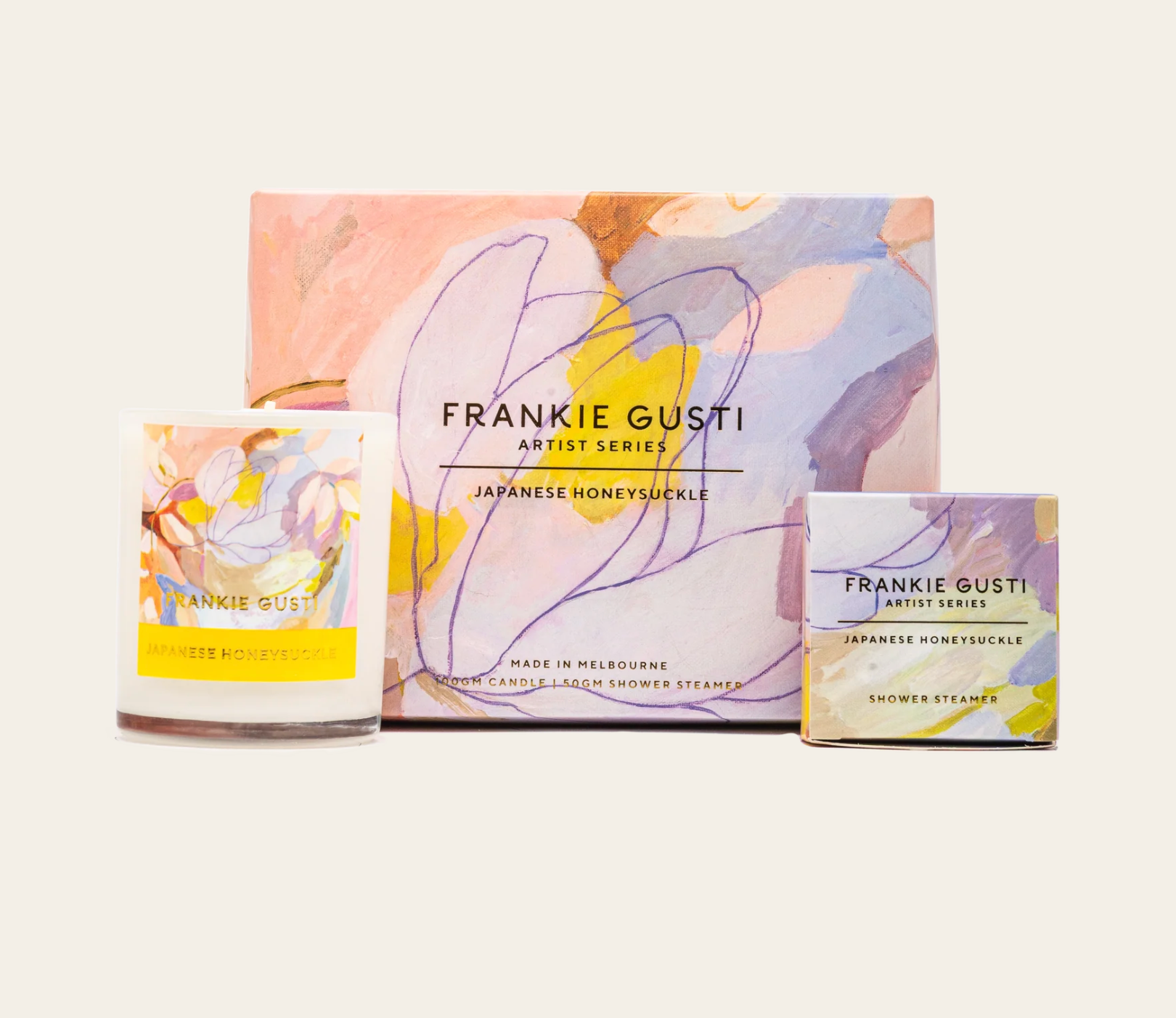 Frankie Gusti Candle + Steamer Duo