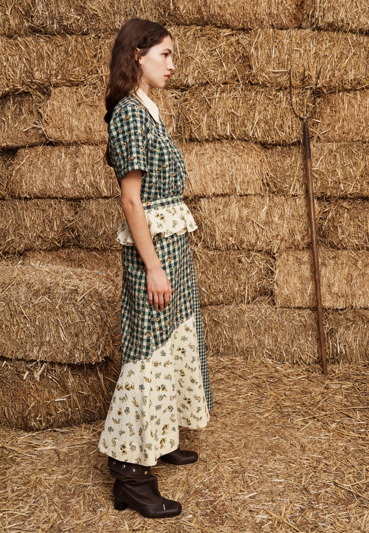 Alemais Outrider Seersucker Skirt