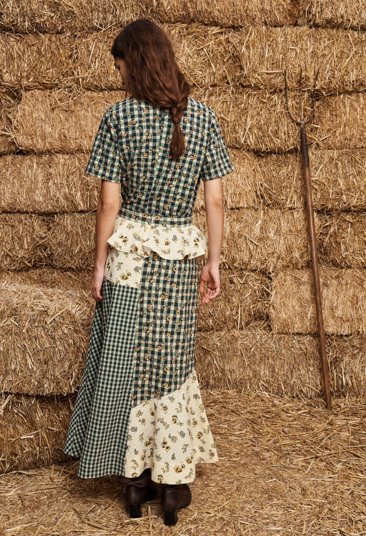 Alemais Outrider Seersucker Skirt
