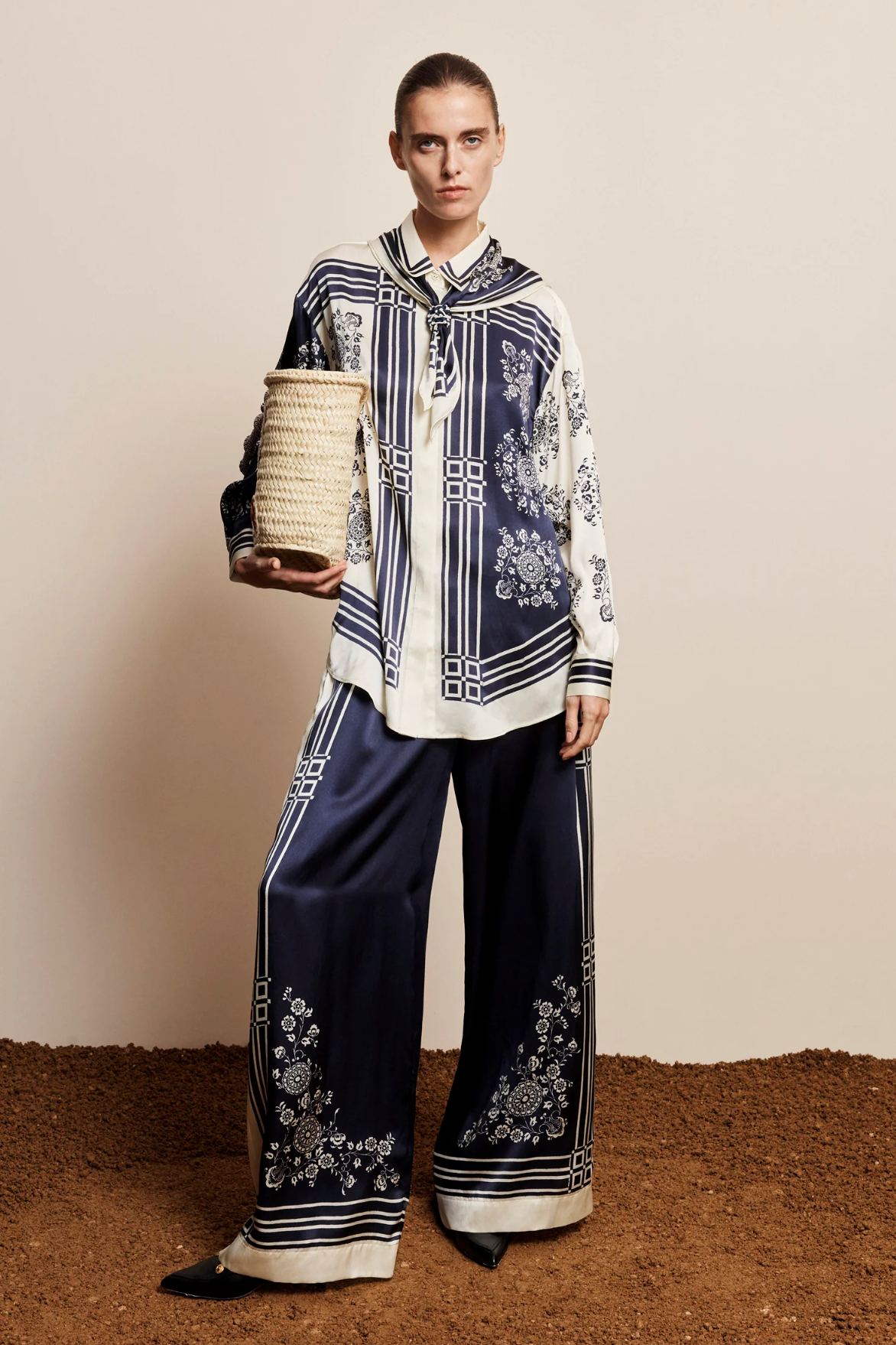 Alemais Banderra Silk Pant