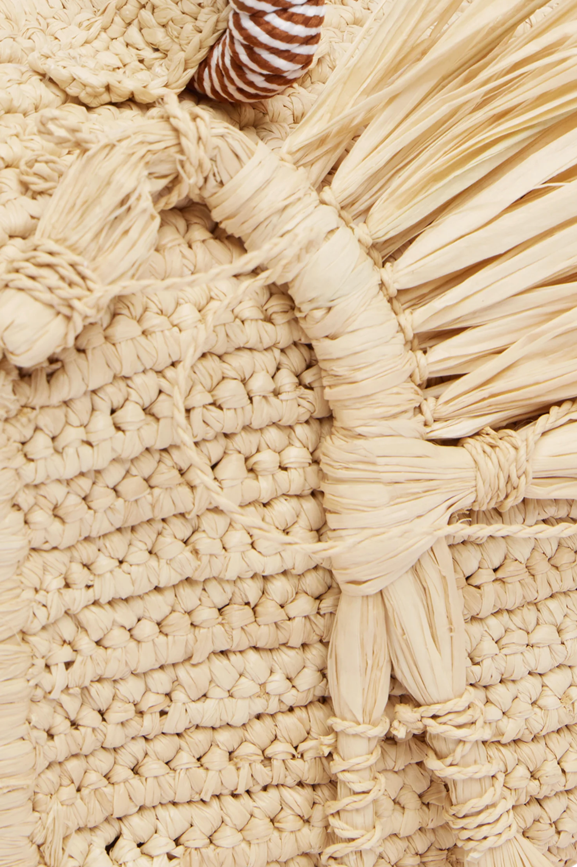 Alemais Ace Horse Raffia Box Bag