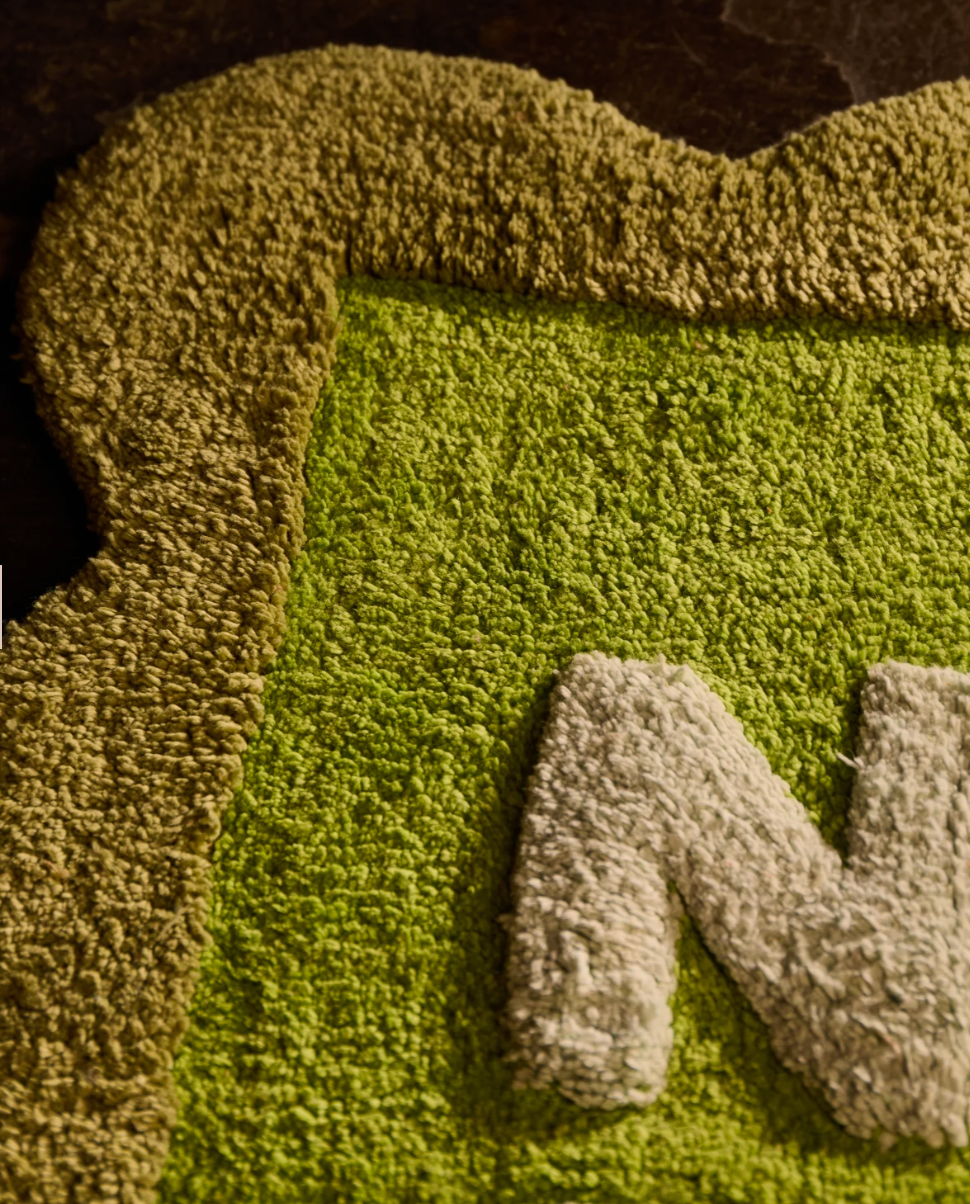 Romy Nudie Bath Mat Cactus Green