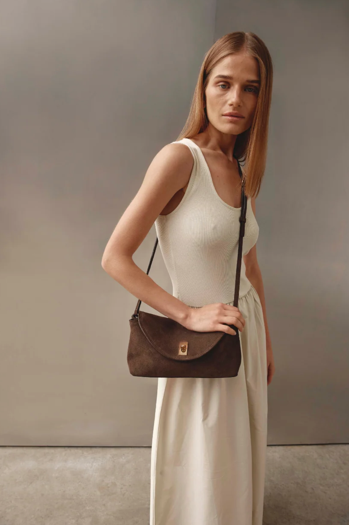 Vestirsi Sloane Classic Suede Dark Chocolate