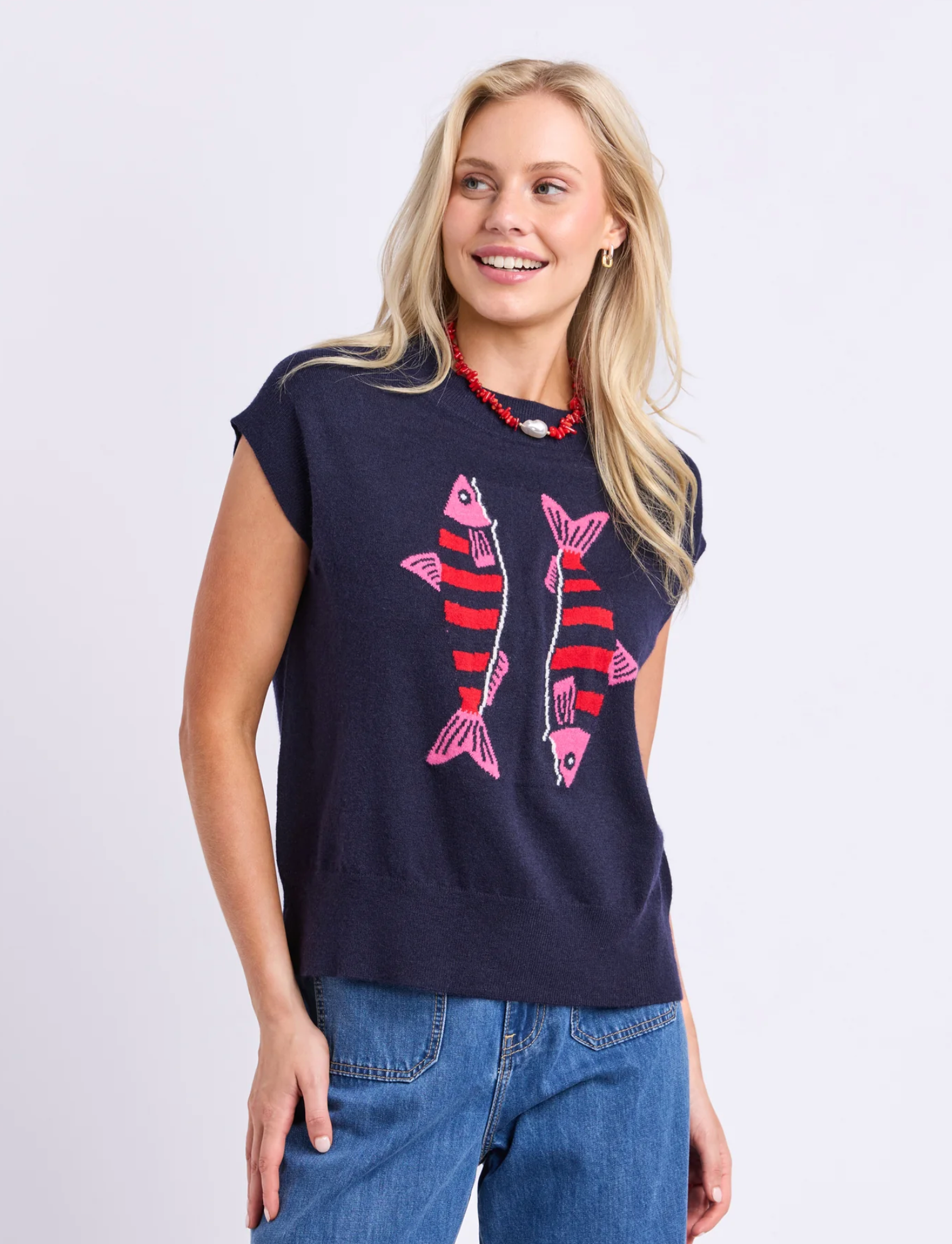 Elm Lifestyle Fishy Intarsia Knit