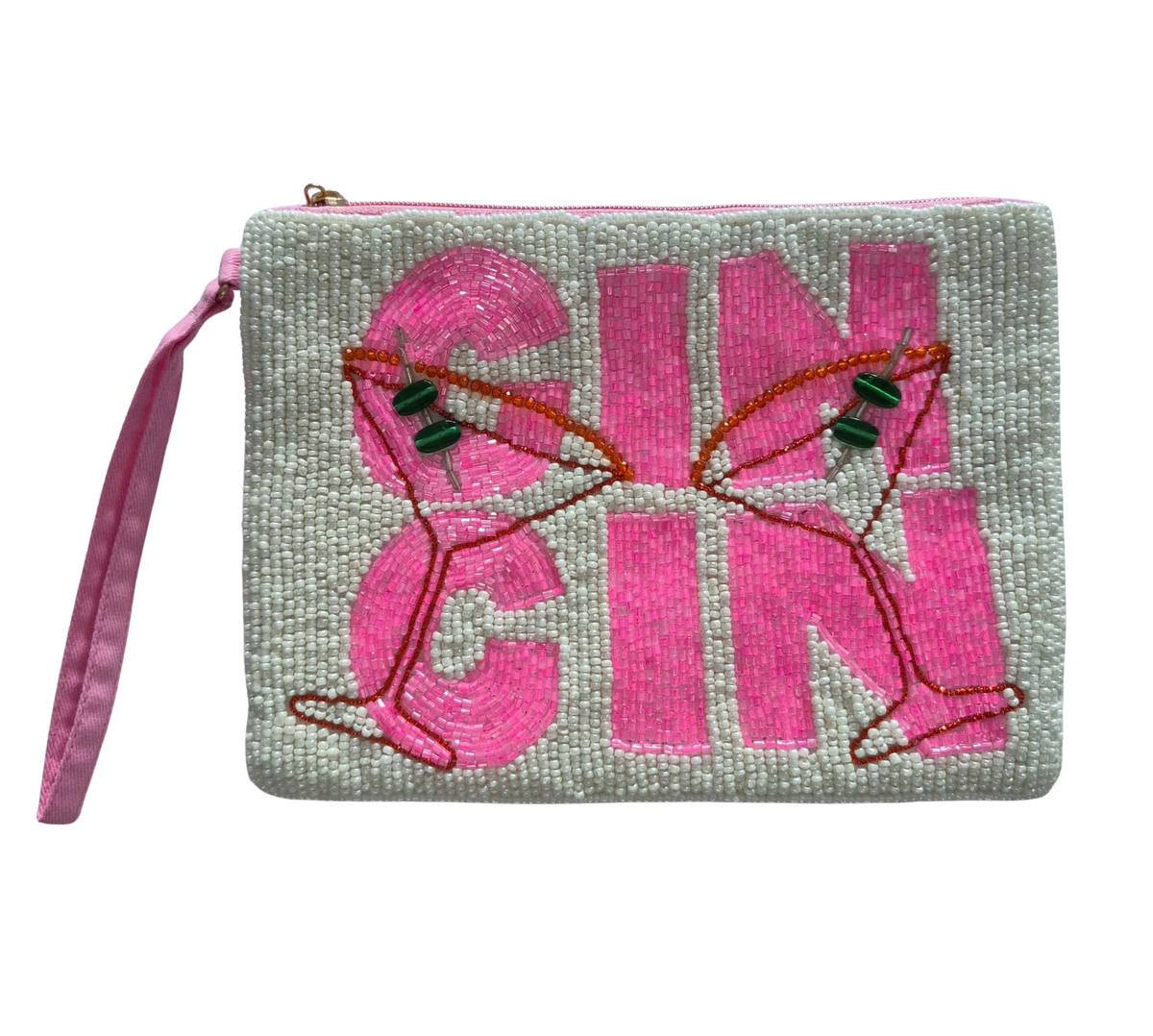 Cin Cin Beaded Clutch