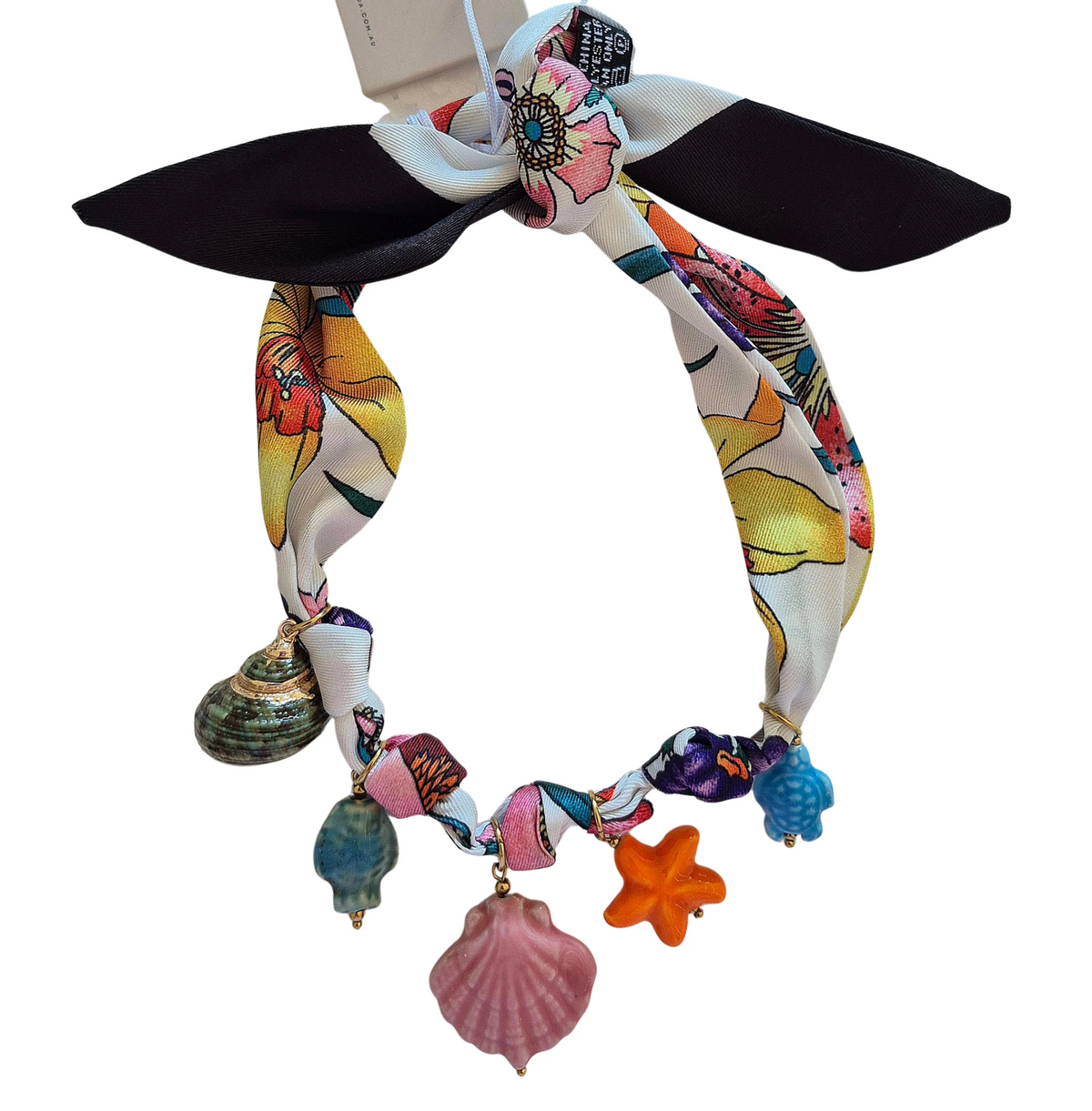 Fabric Charm Necklace