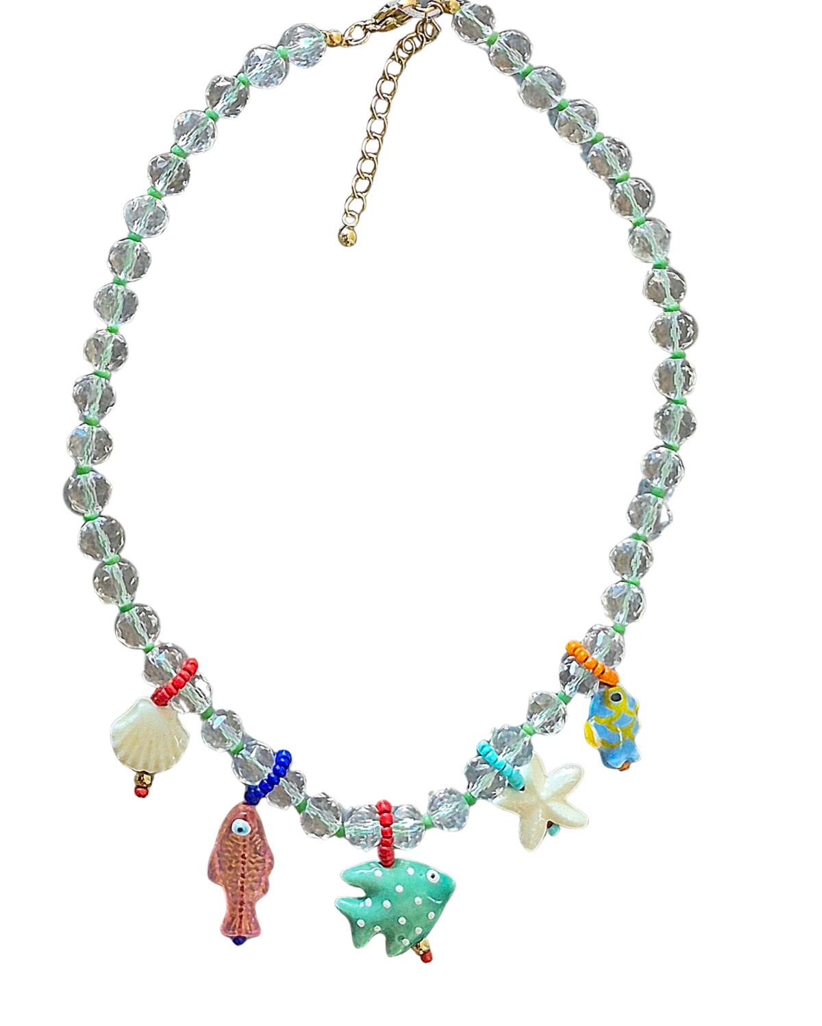 Beaded Charm Necklace