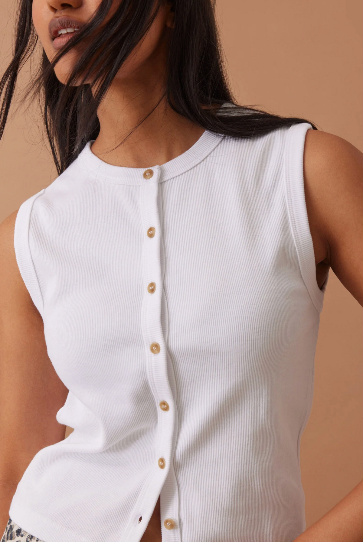 Crees Life Lyla Button Through Rib