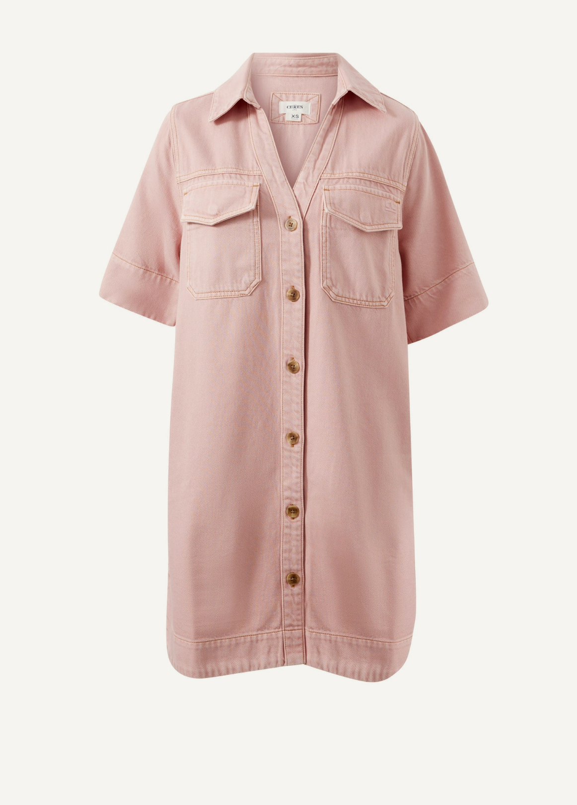 Ceres Life Bonnie Relaxed Shirt Dress