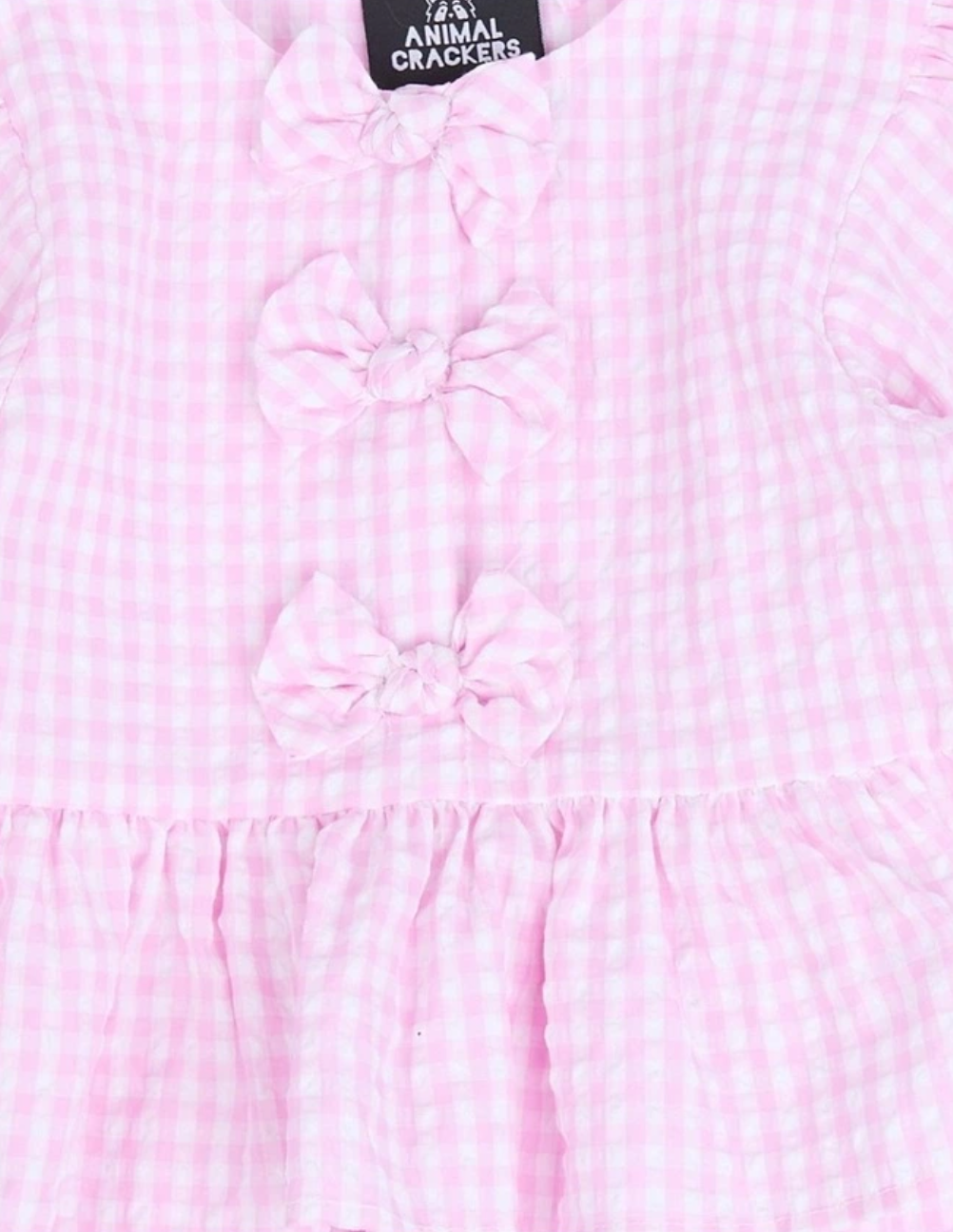 Animal Crackers Checkered Top