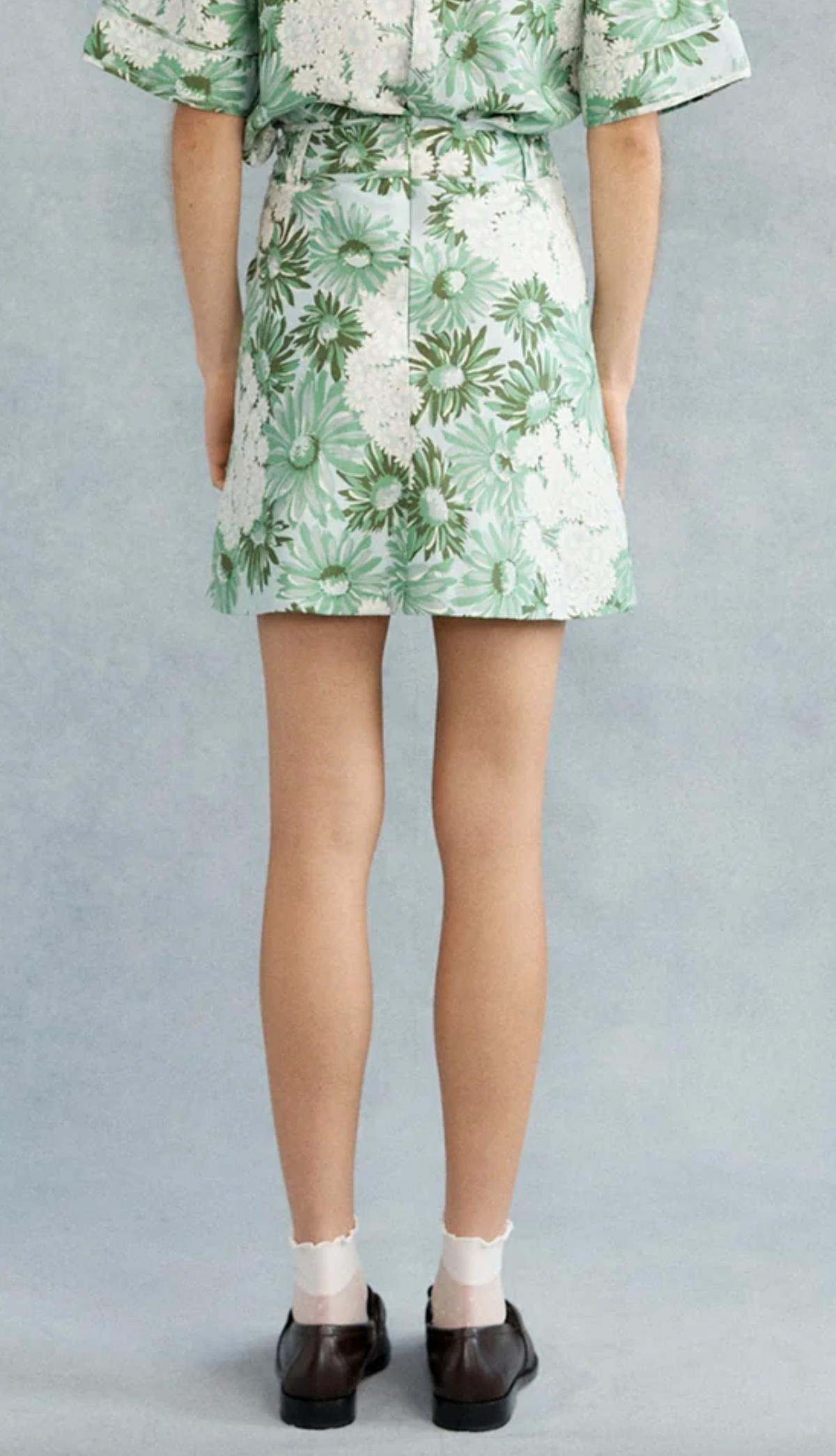 Lovaan Olive Mini Skirt