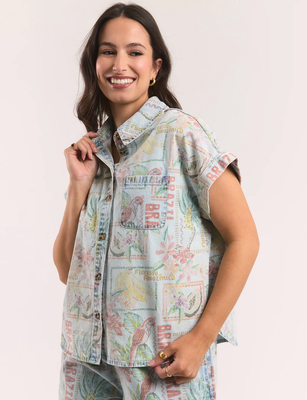 Elm Lifestyle Jade Denim Shirt