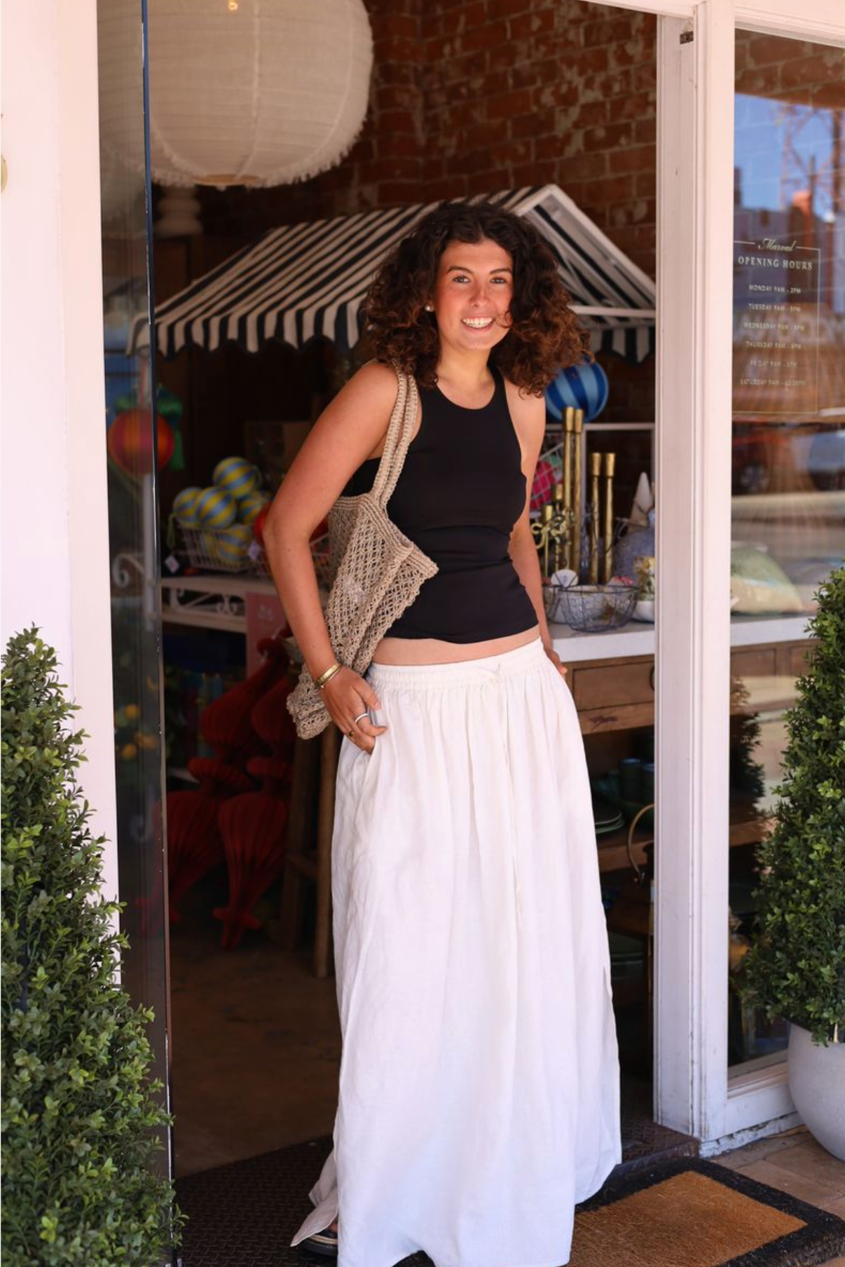 Grace & May Luna Linen Skirt