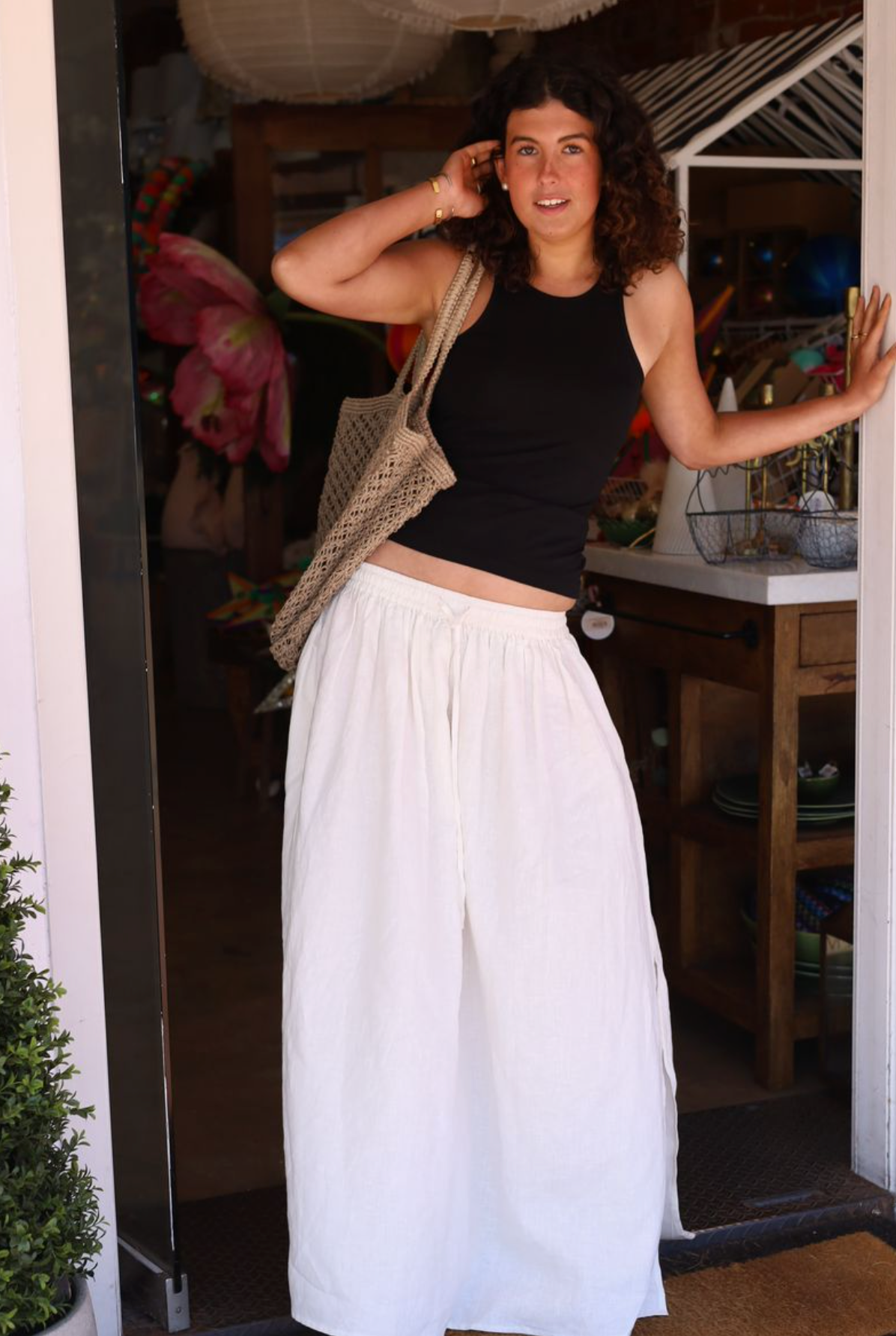 Grace & May Luna Linen Skirt