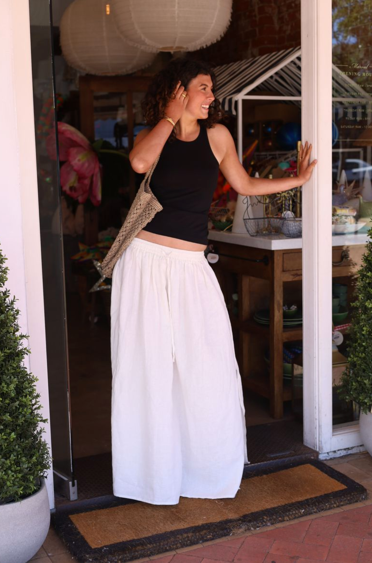 Grace & May Luna Linen Skirt