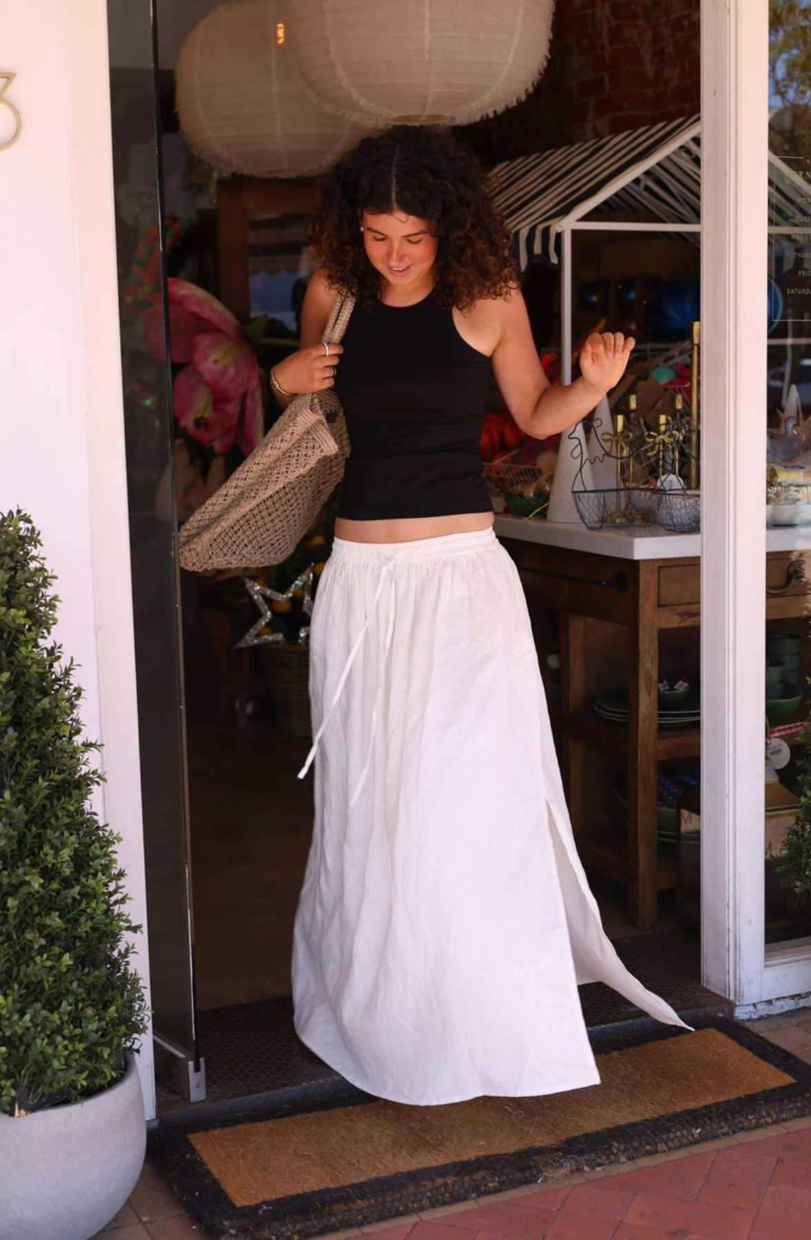 Grace & May Luna Linen Skirt