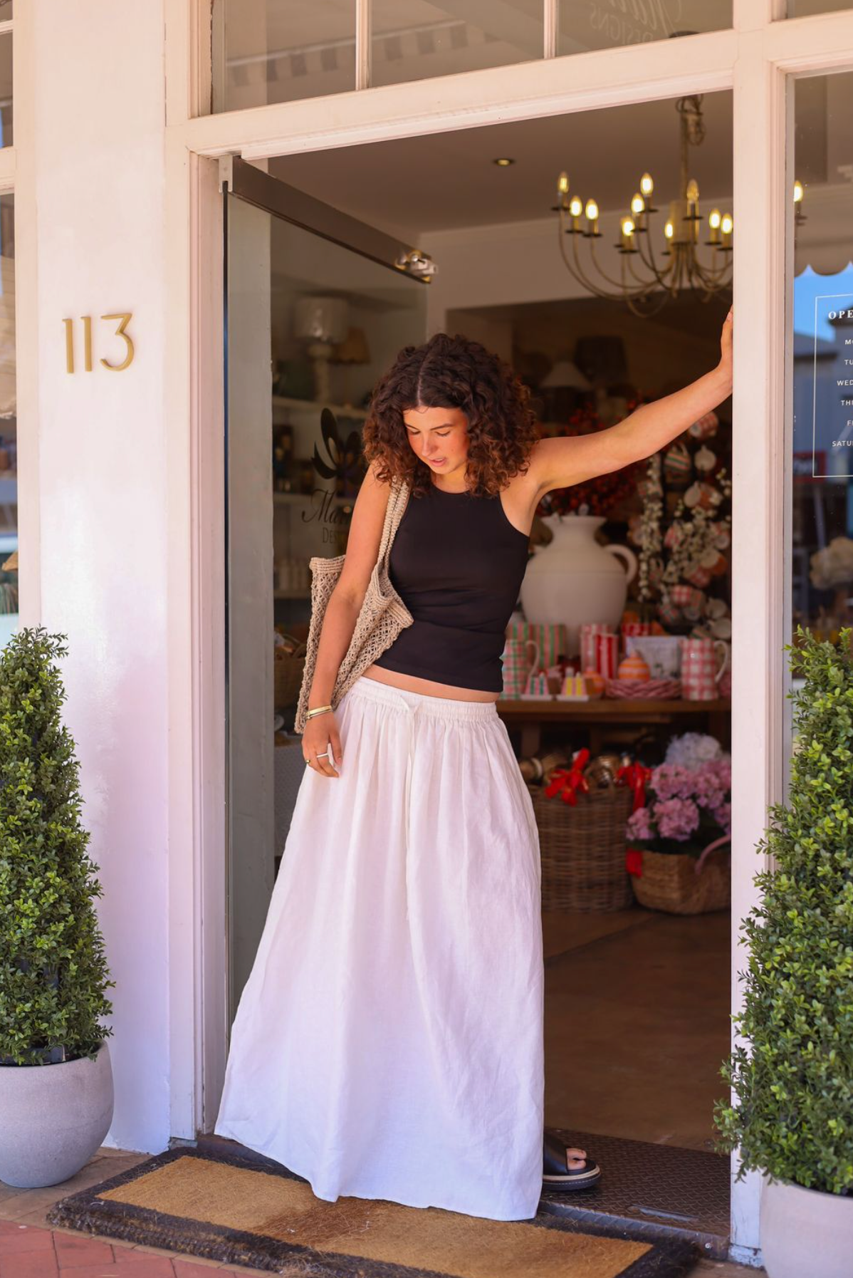 Grace & May Luna Linen Skirt