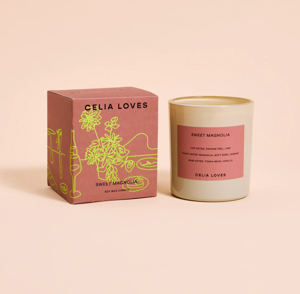 Celia Loves Candle Sweet Magnolia 80hr