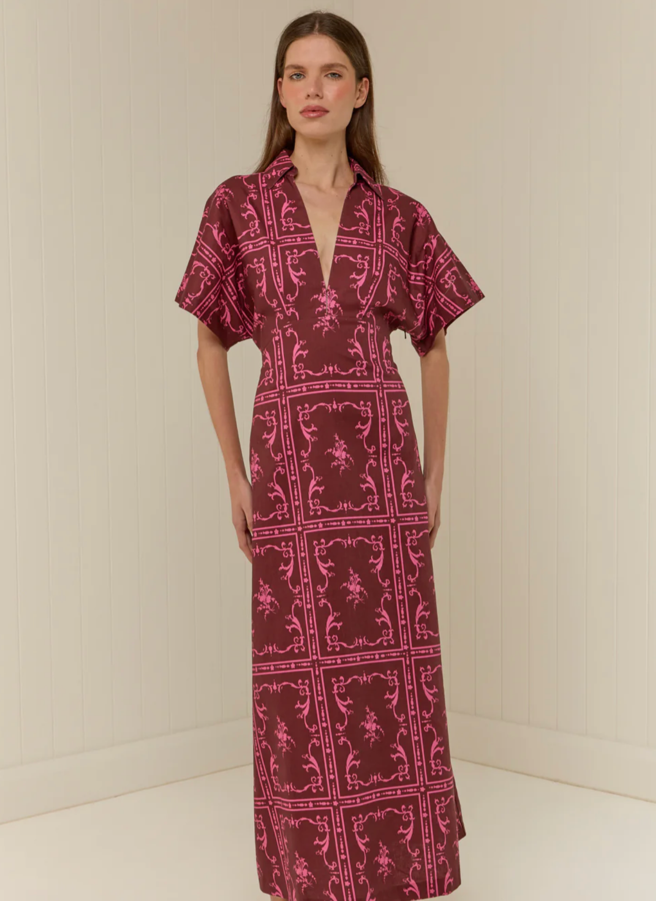 Palm Noosa Jasmin Dress Elizabeth Tile