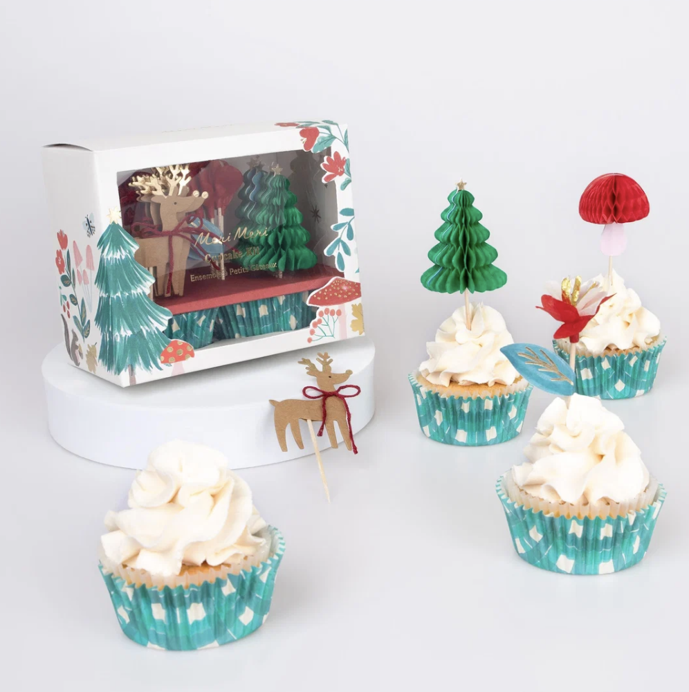 Winter Woodland Cupcake Kit (Pack of 24)