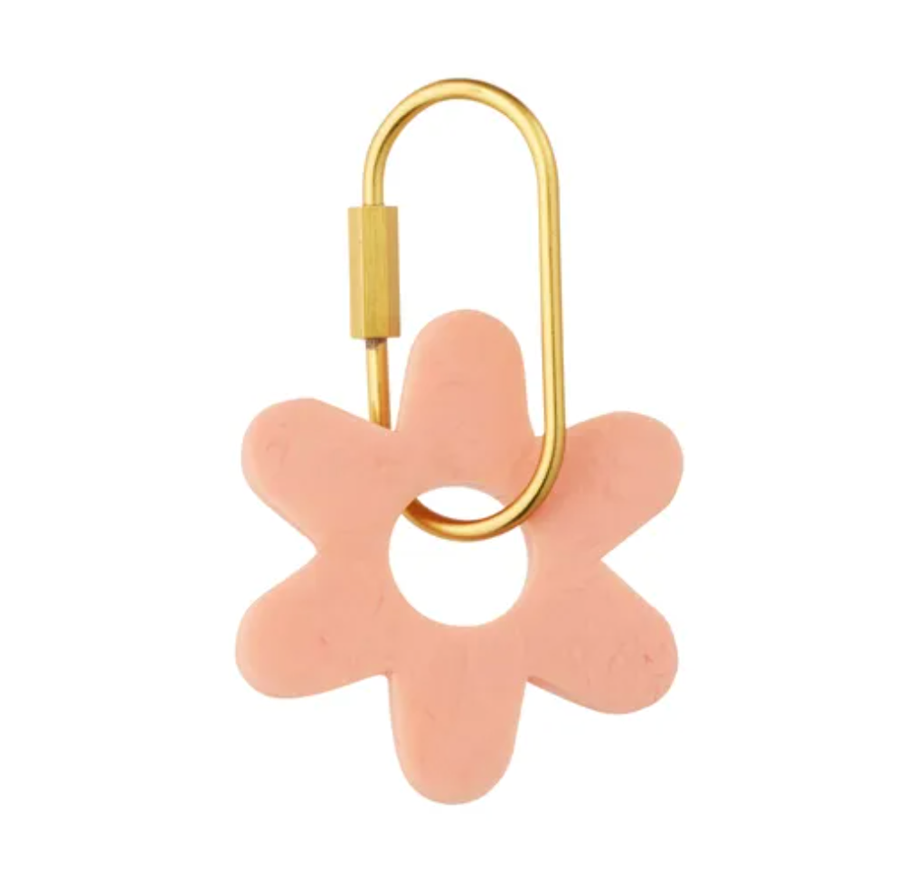 Kip Resin Flower Key Ring
